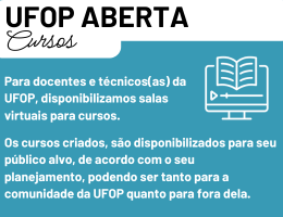 Banner UFOP Aberta - Cursos